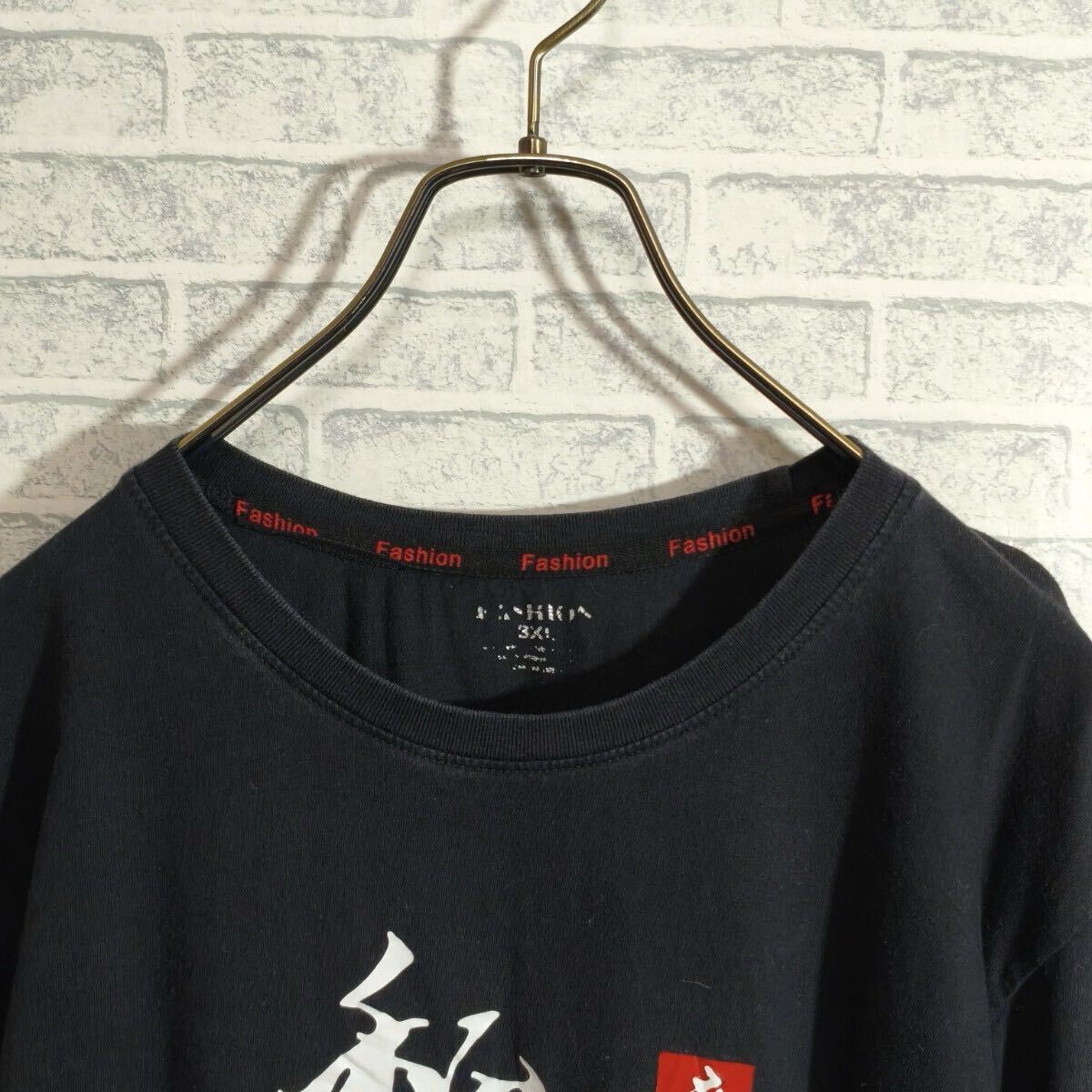 半袖Tシャツ プリント 黒 ブラック _画像2