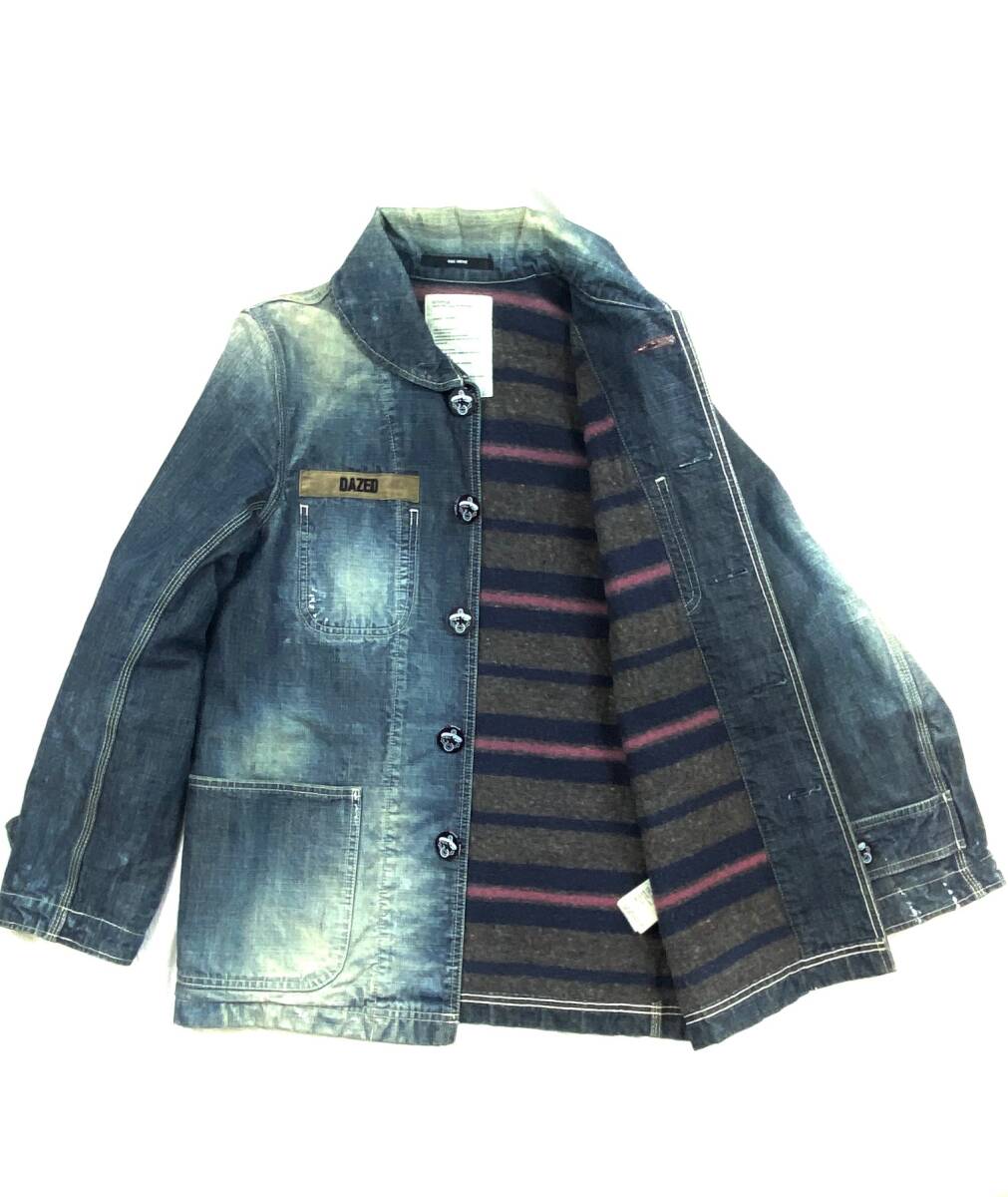 W TAPS ダブルタップス デニムカバーオール、ANCHORS COAT FIELD CTN DENIM (S)_画像2