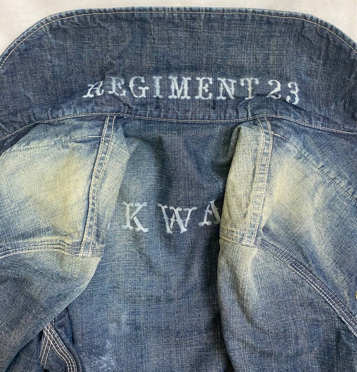 W TAPS ダブルタップス デニムカバーオール、ANCHORS COAT FIELD CTN DENIM (S)_画像9