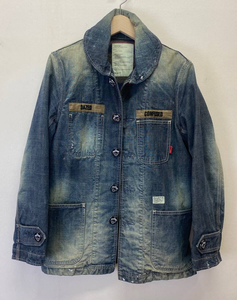 W TAPS ダブルタップス デニムカバーオール、ANCHORS COAT FIELD CTN DENIM (S)_画像1