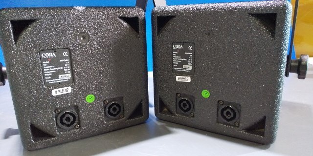 ( прекрасный товар / использование немного )CODA AUDIO 2-Way полный плита * динамик D5-CUBE пара 500W High Power звук оборудование работа хороший эта 2