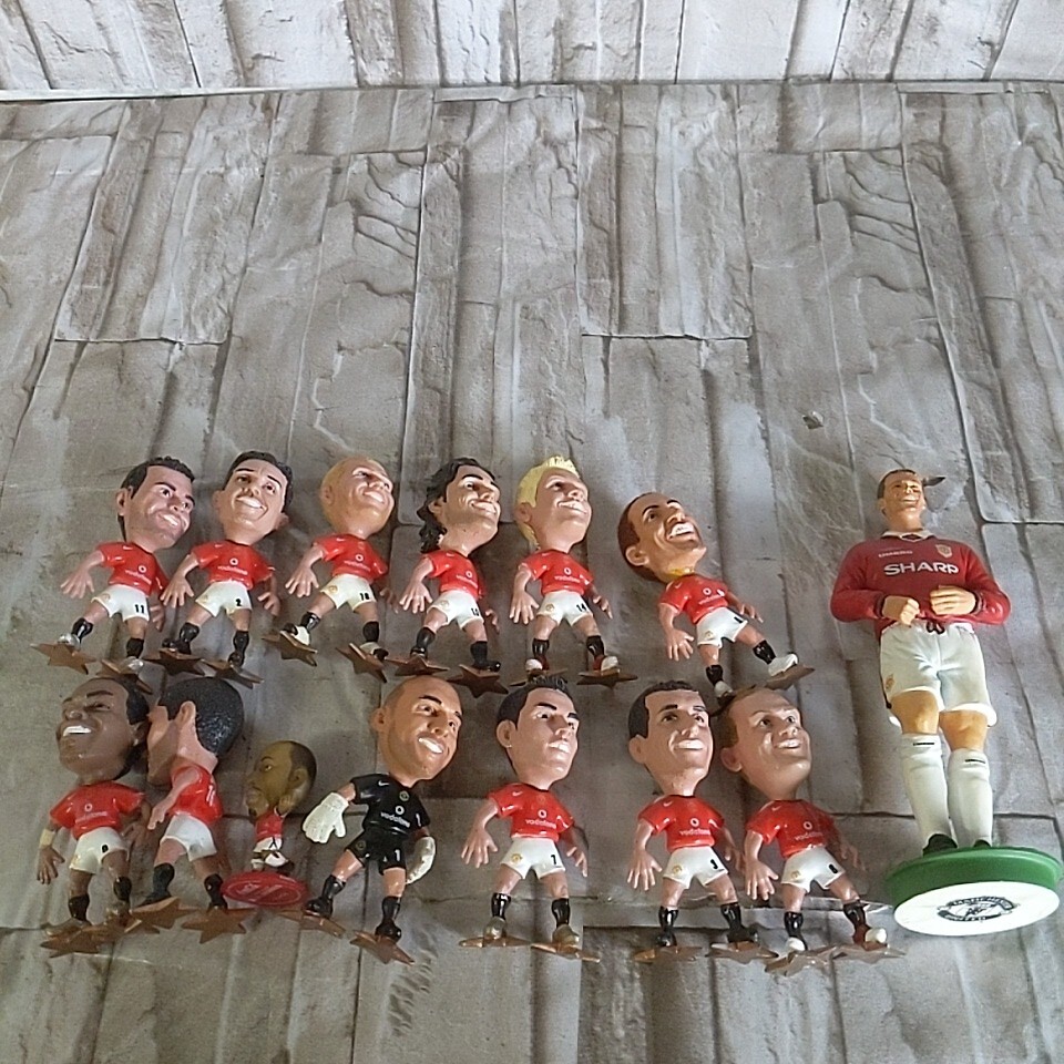 OKOS119 ▲ サッカー選手 ミニフィギュア コリンシアン Manchester マンチェスター まとめ vodafone 現状品_画像1