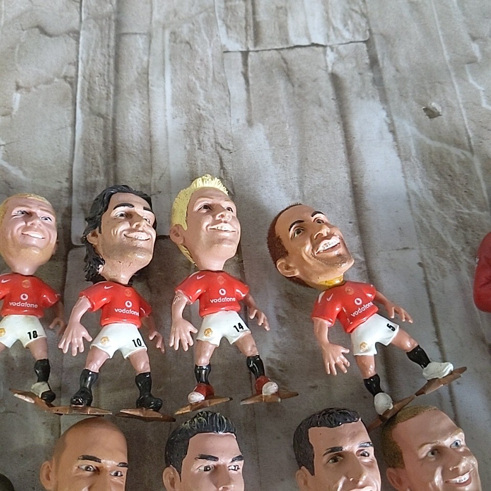 OKOS119 ▲ サッカー選手 ミニフィギュア コリンシアン Manchester マンチェスター まとめ vodafone 現状品_画像4