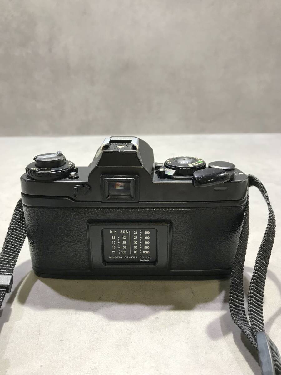 一眼レフフィルムカメラ【S14403◎】minolta XD7　ミノルタ　MD W.ROKKOR 28mm 1:3.5 カメラレンズ　シャッターOK【未確認】251115_画像5