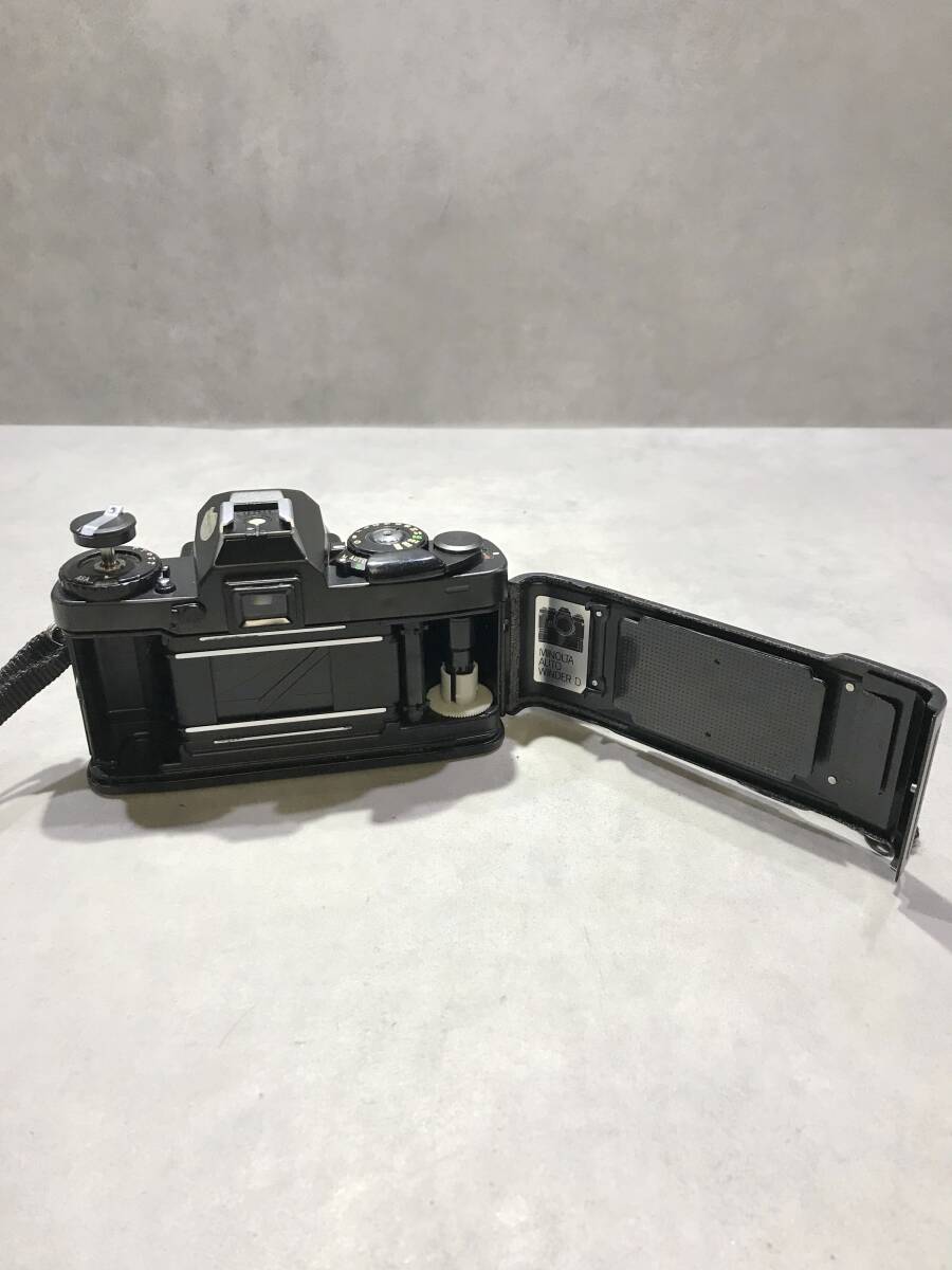 一眼レフフィルムカメラ【S14403◎】minolta XD7　ミノルタ　MD W.ROKKOR 28mm 1:3.5 カメラレンズ　シャッターOK【未確認】251115_画像8