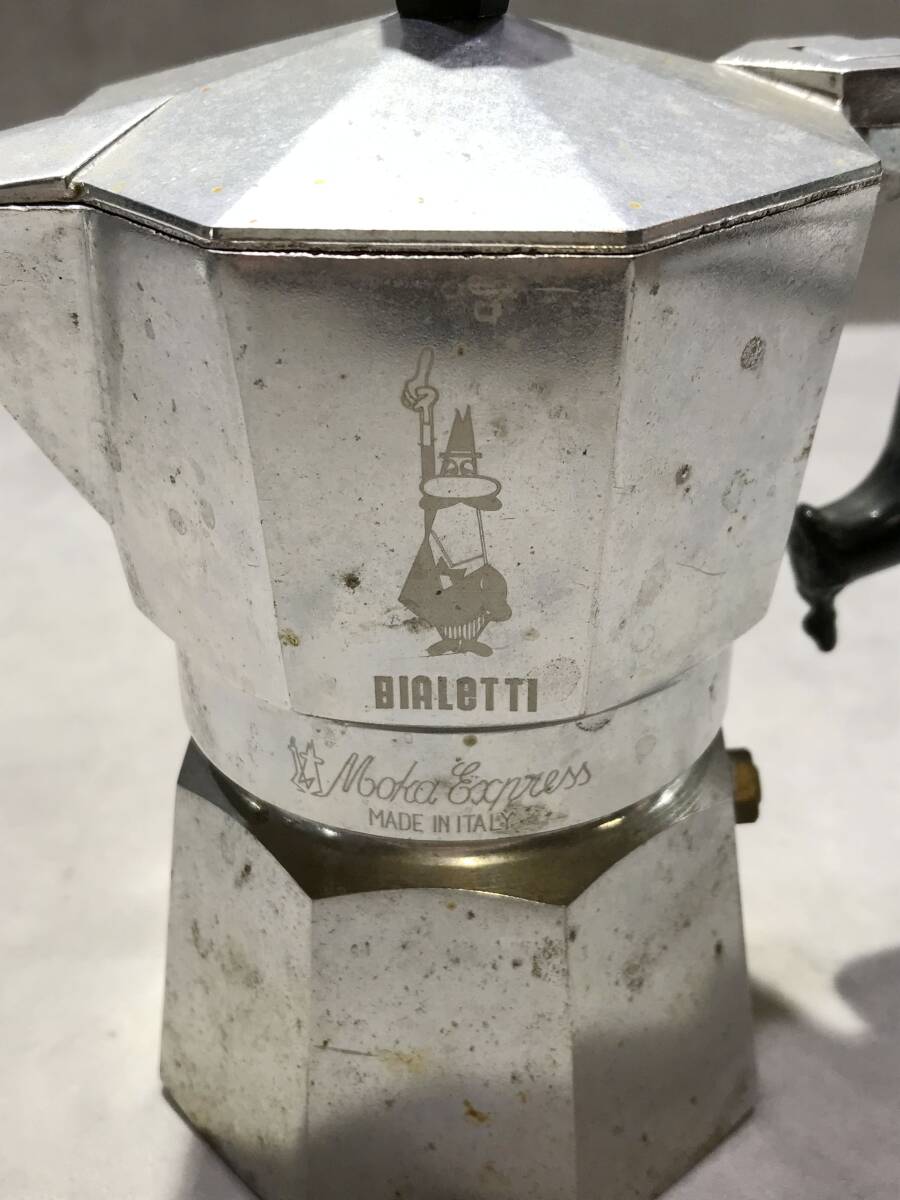 エスプレッソメーカー【S14483◎】BIALETTI Moka Express ビアレッティ　直火式　E11　イタリア製【中古】251120_画像2