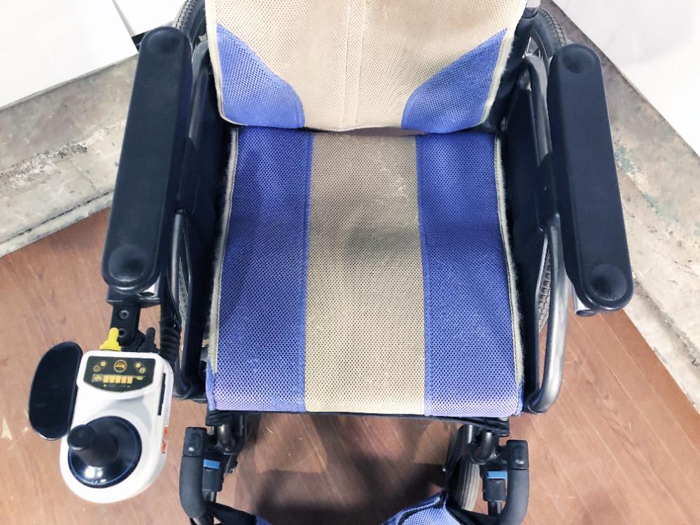 送料無料★ジャンク扱い品 中古★YAMAHA ヤマハ JWアクティブ 電動車椅子 Pタイプ 自走 車いす 自走介助兼用【X0C1-P-X0C2-P】FR1F_画像6