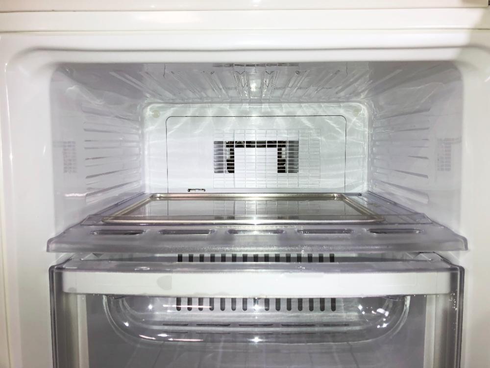  бесплатная доставка *2024 год производства * первоклассный очень красивый товар б/у * Mitsubishi 121L ширина 48cm. compact проект! вентилятор тип .. брать . не необходимо! 1 дверь морозилка [MF-U12H-W]FSEN