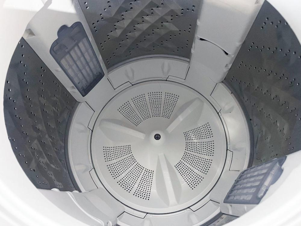 送料無料★2021年製 極上超美品 中古★Panasonic 10kg 泡洗浄パワフル立体水流！洗剤自動投入 洗濯乾燥機【NA-FW100K8-W】FSL9_画像7