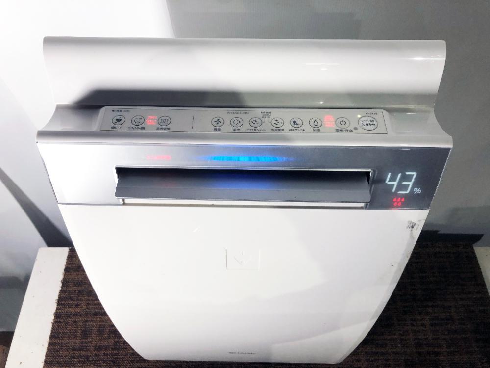  бесплатная доставка по всей стране *2020 год производства * там там прекрасный товар б/у *SHARP автоматика пылесос талант установка!COCORO AIR. удобный . удобно ~21 татами увлажнение очиститель воздуха [KI-JX75-W]FSPC