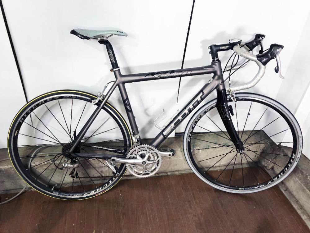 地域限定送料無料★そこそこ美品 中古★SCOTT スコット CR1 team ロードバイク SHIMANO 105【CR1 team】FPJJ_画像9