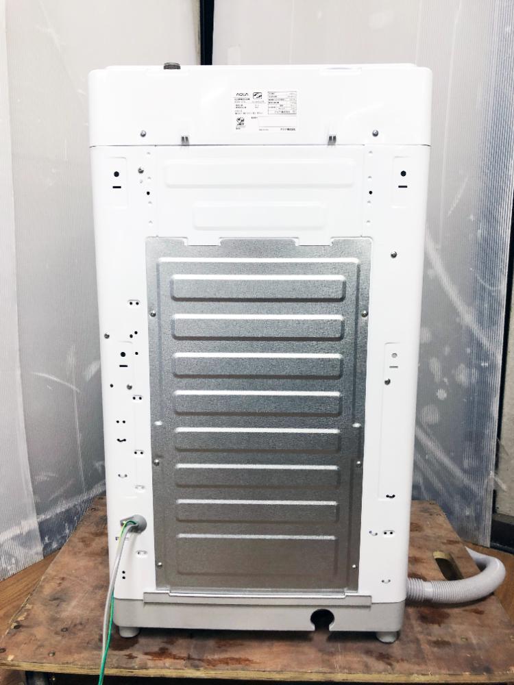 送料無料★2022年製★極上超美品 中古★AQUA 7kg 芯からキレイに「高濃度クリーン浸透＆3Dパワフル洗浄!!」洗濯機【AQW-V7N】FSLH_画像8