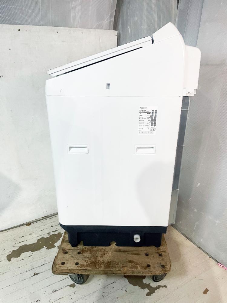 送料無料★2021年製 極上超美品 中古★Panasonic 10kg 泡洗浄パワフル立体水流！洗剤自動投入 洗濯乾燥機【NA-FW100K8-W】FSL9_画像9