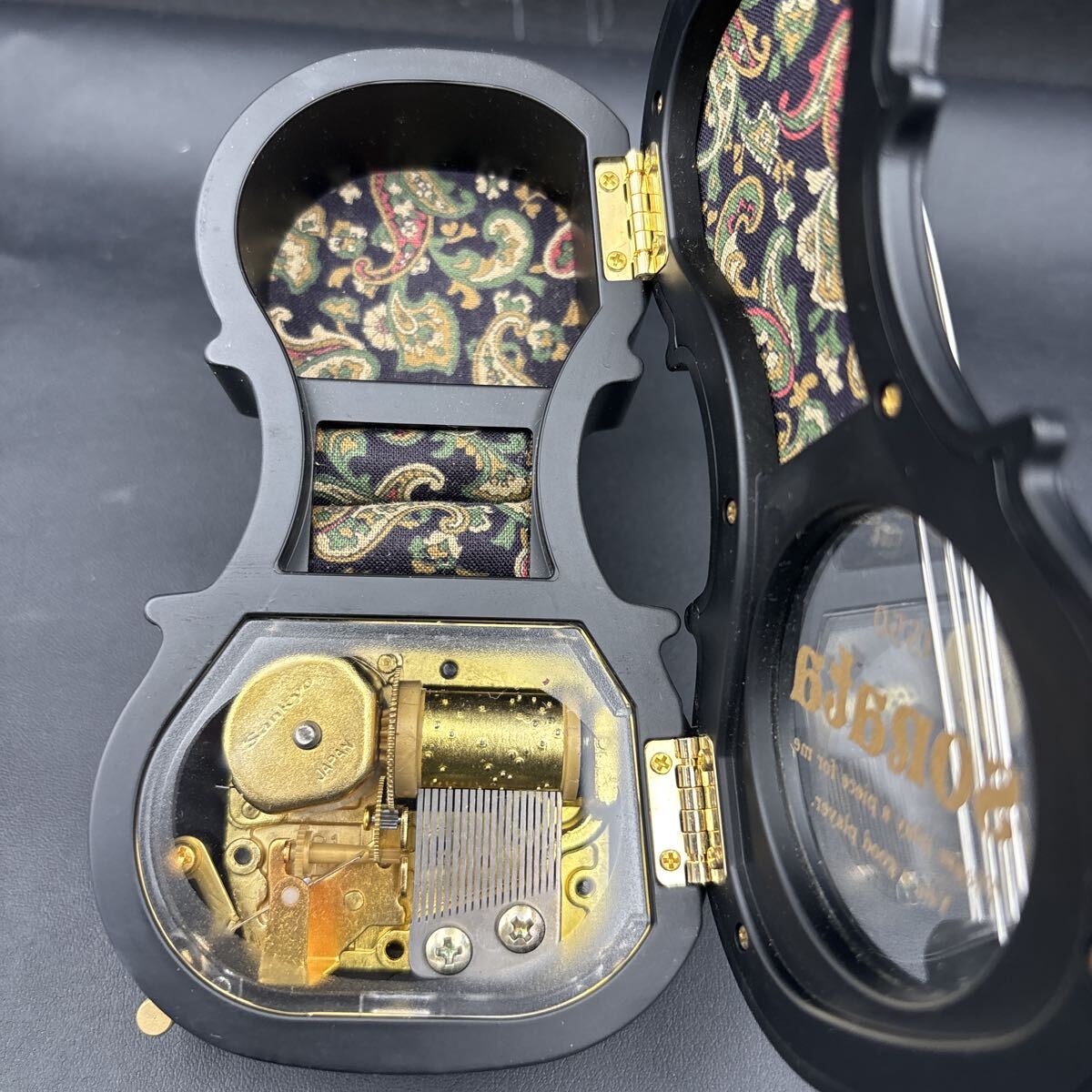 Lady Mate скрипка type музыкальная шкатулка аксессуары кейс для хранения искривление название .. полет сделано в Японии музыкальная шкатулка интерьер смешанные товары музыкальные инструменты музыкальная шкатулка 