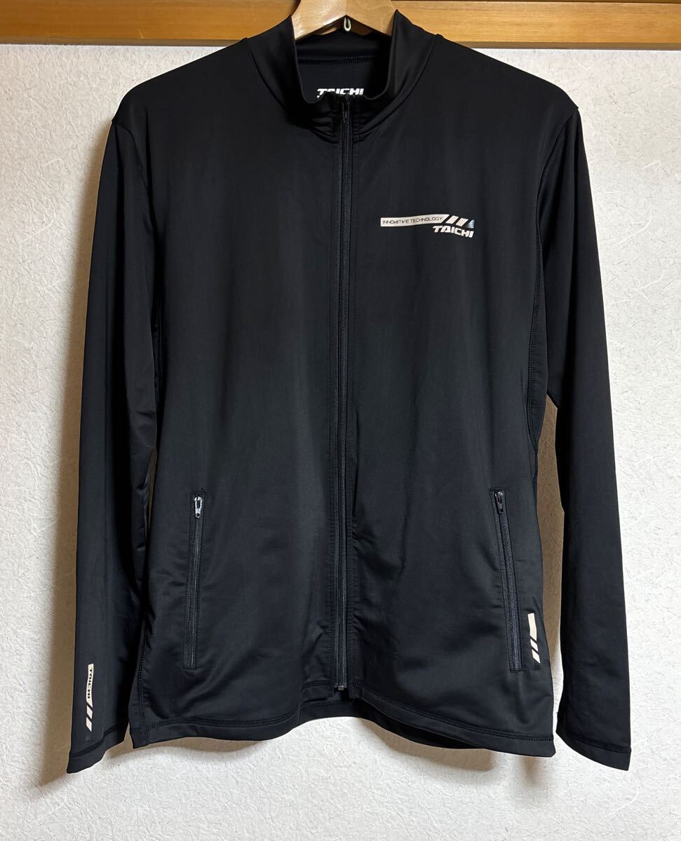 TAICHI タイチインナー　XL ブラック ライダースインナーシャツ　　バイクウェア　 スポーツインナー_画像1