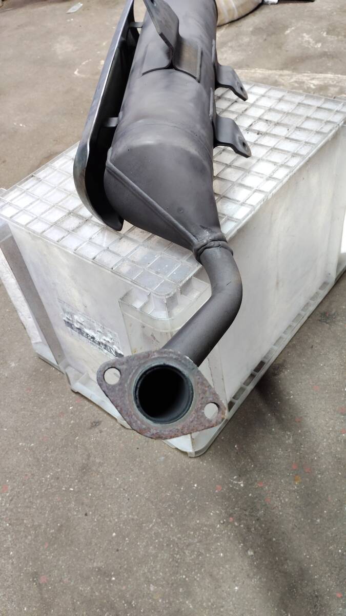 スズキスカイウェイブ250S CJ43A 中古純正マフラー ヒートガード傷アリ_画像5