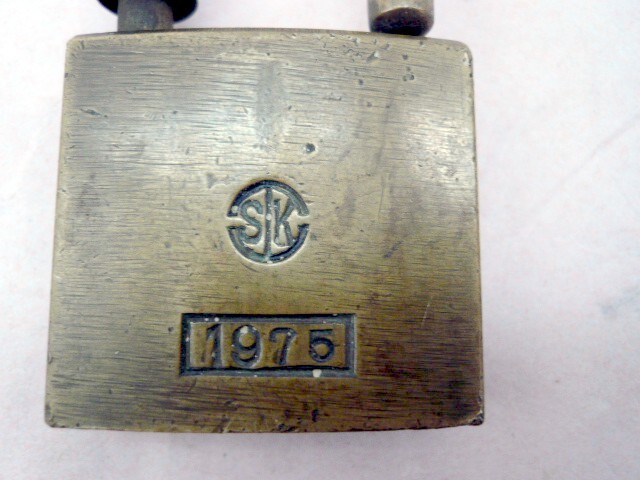 国鉄時代　１９７５年製　鉄道錠　Ｓ－１