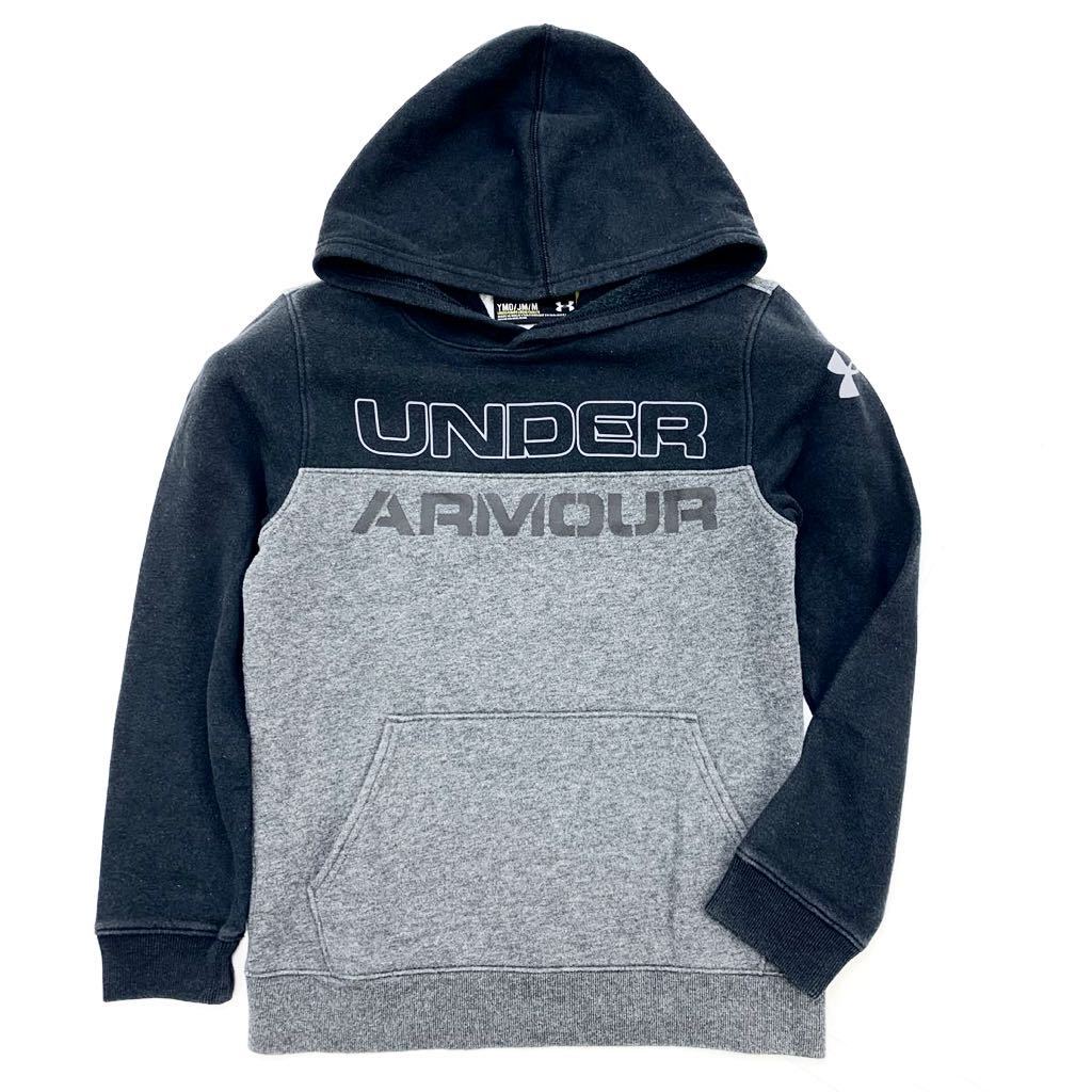 # Under Armor UNDER ARMOUR [ серый черный ] тренировочный Parker Kids детский YMD 140cm соответствует [ спорт одежда ]#BG4