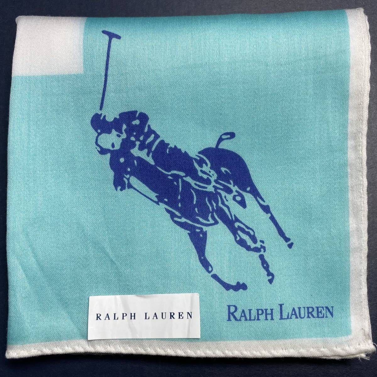  редкость 00s новый товар с биркой Good Design река сторона сделано в Японии Polo RALPH LAUREN Ralph Lauren 2 цветный bai цвет Bigpo колено носовой платок бандана большой размер примерно 50×49