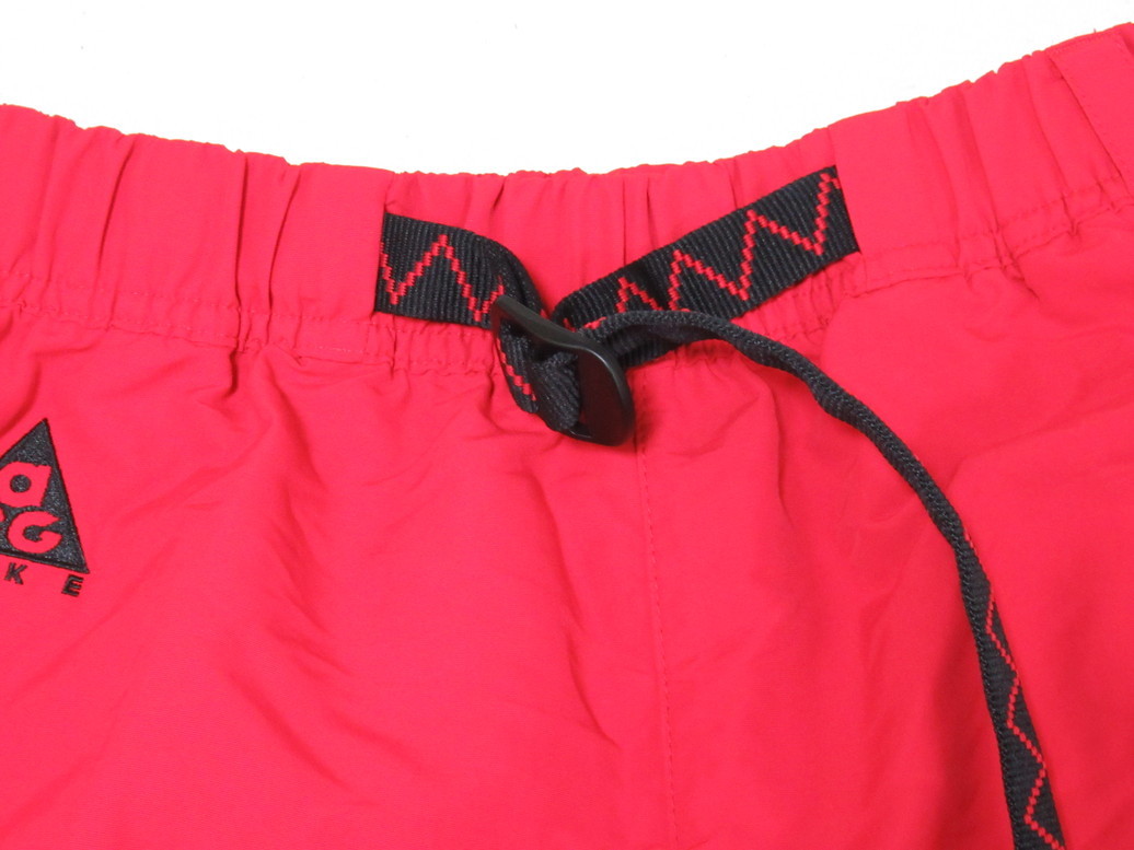 NIKE ACG short pants red L Nike wi men's e-si-ji- outdoor pants water-repellent nylon red CU8899-657