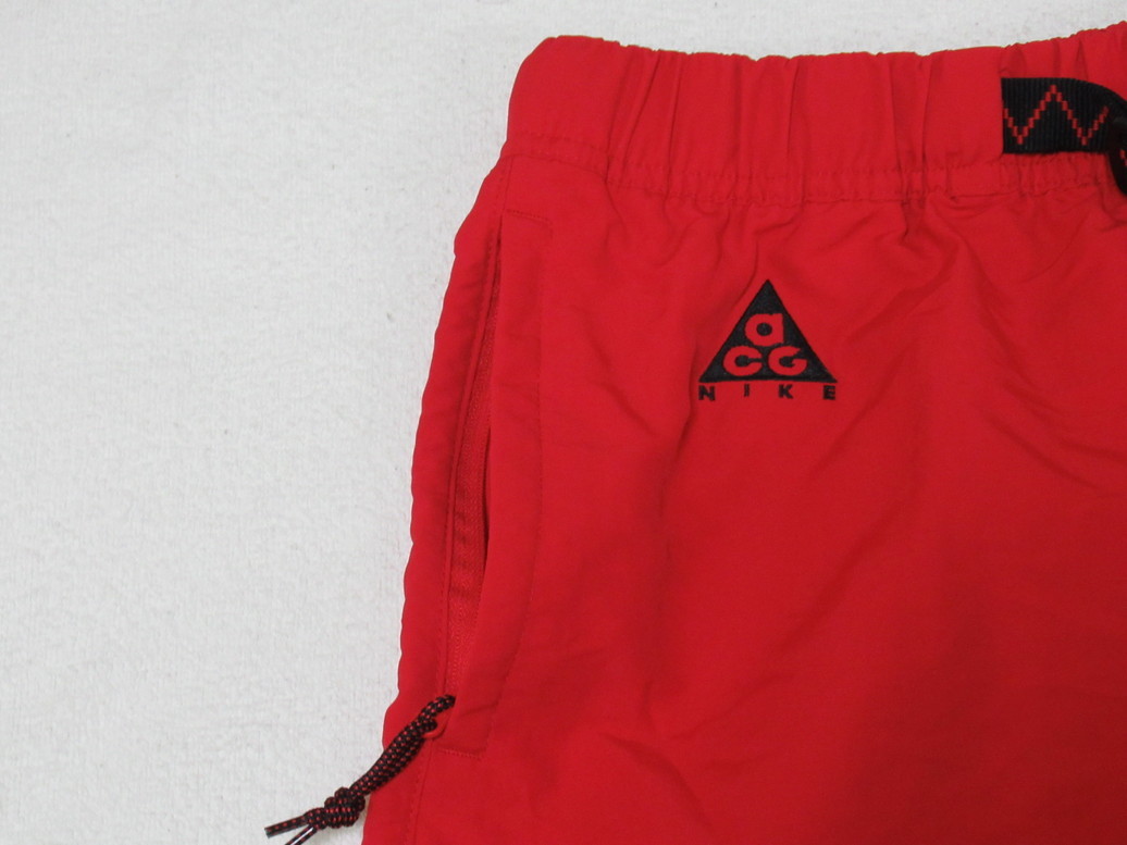 NIKE ACG short pants red L Nike wi men's e-si-ji- outdoor pants water-repellent nylon red CU8899-657