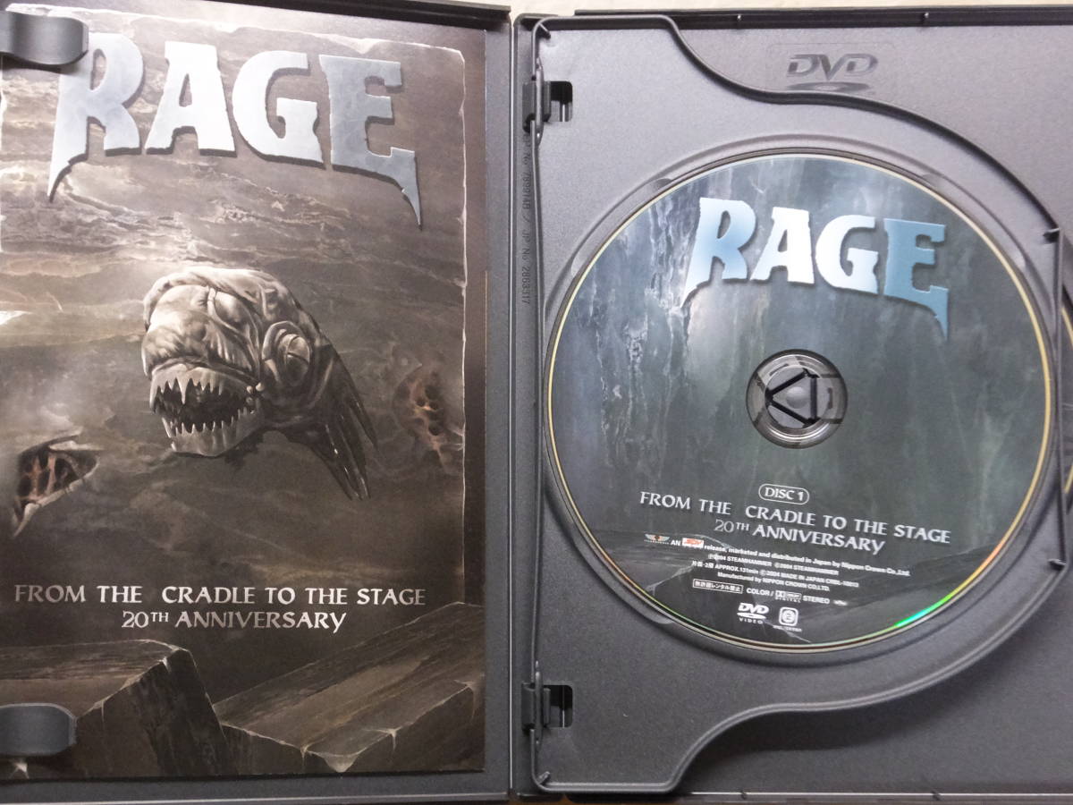 レイジ RAGE ／ フロム・ザ・クレイドル・トゥ・ザ・ステージ FROM THE CRADLE TO THE STAGE 2004年 国内盤 DVD 2枚組_画像4