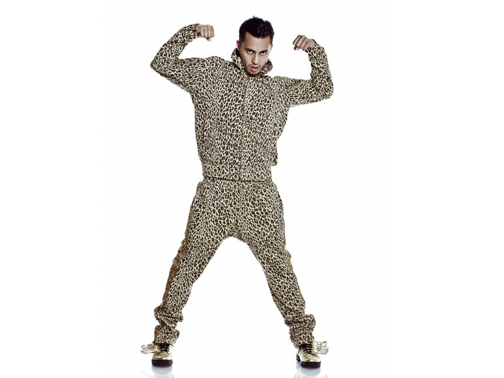 国内正規品 新品未使用 ADIDAS ORIGINALS O BY O JEREMY SCOTT JS LEOPARD FIREBIRD TRACK SUIT アディダス ジェレミー スコット 上下 M_画像9