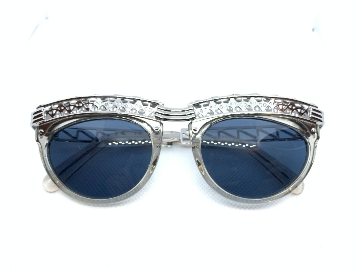 Jean Paul Gaultier ジャンポール　ゴルチエ ゴルチェ　サングラス　眼鏡　メガネ　sunglasses silver フォックス　エッフェル塔