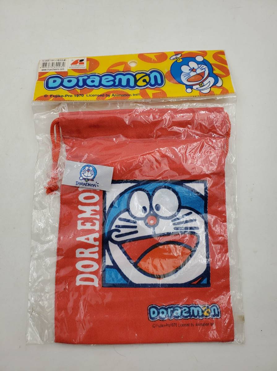 即決 未開封 新品 ドラえもん Doraemon 巾着袋 小物入れ Animation International 香港 正規品_画像1