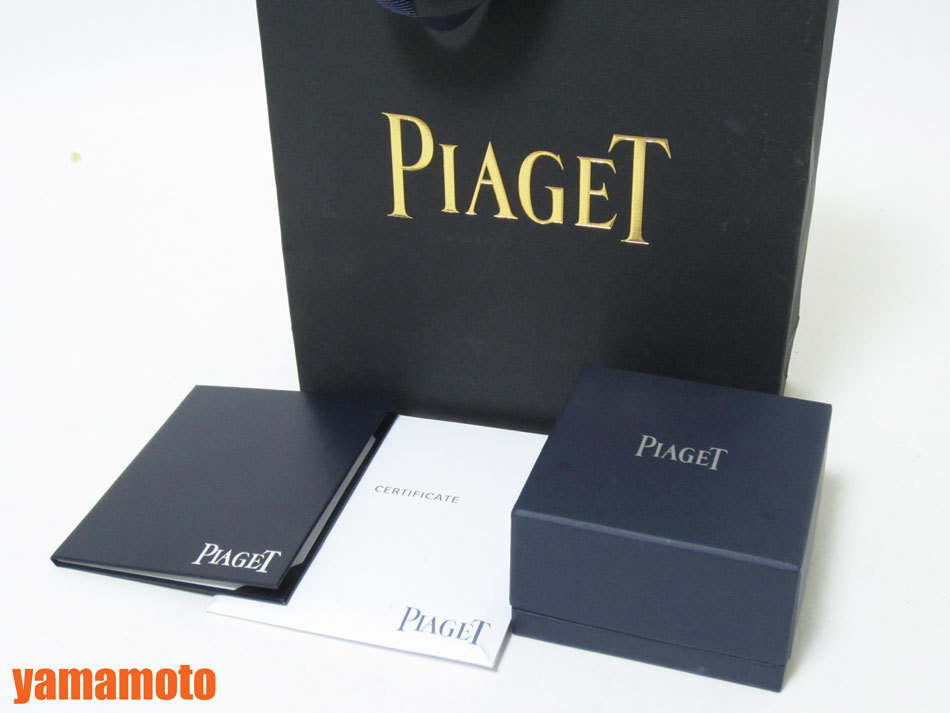 送料無料 PIAGET ピアジェ リング 指輪 ライムライト オニキス ダイヤ 750 WG 保証書 52 G34LC152 美品_画像8