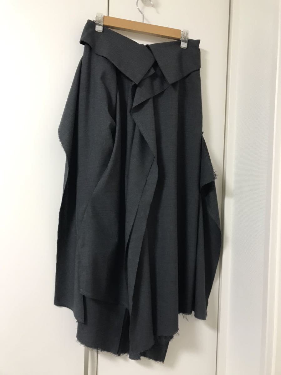 エンフォルド ENFOLD アシンメトリースカート ロングスカート フリル 300CS131-1520 flared midi skirt フレアスカート