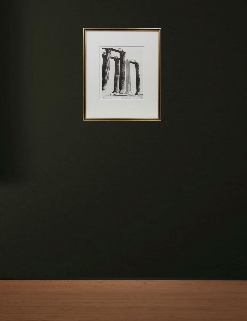 【FCP】真作保証 吉田克朗 フォトエッチング 「想（ギリシャ）Ⅲ」 もの派 ソウル国際版画ビエンナーレで大賞受賞 1980年作_画像5