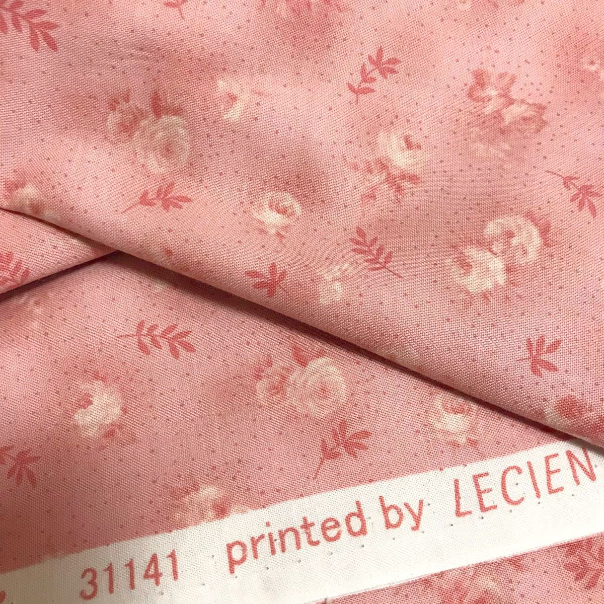 LECIEN ルシアン Rococo&Sweet ロココ&スウィート かわいい薔薇柄 薄ピンク 長さ約50cm ※残り最後！
