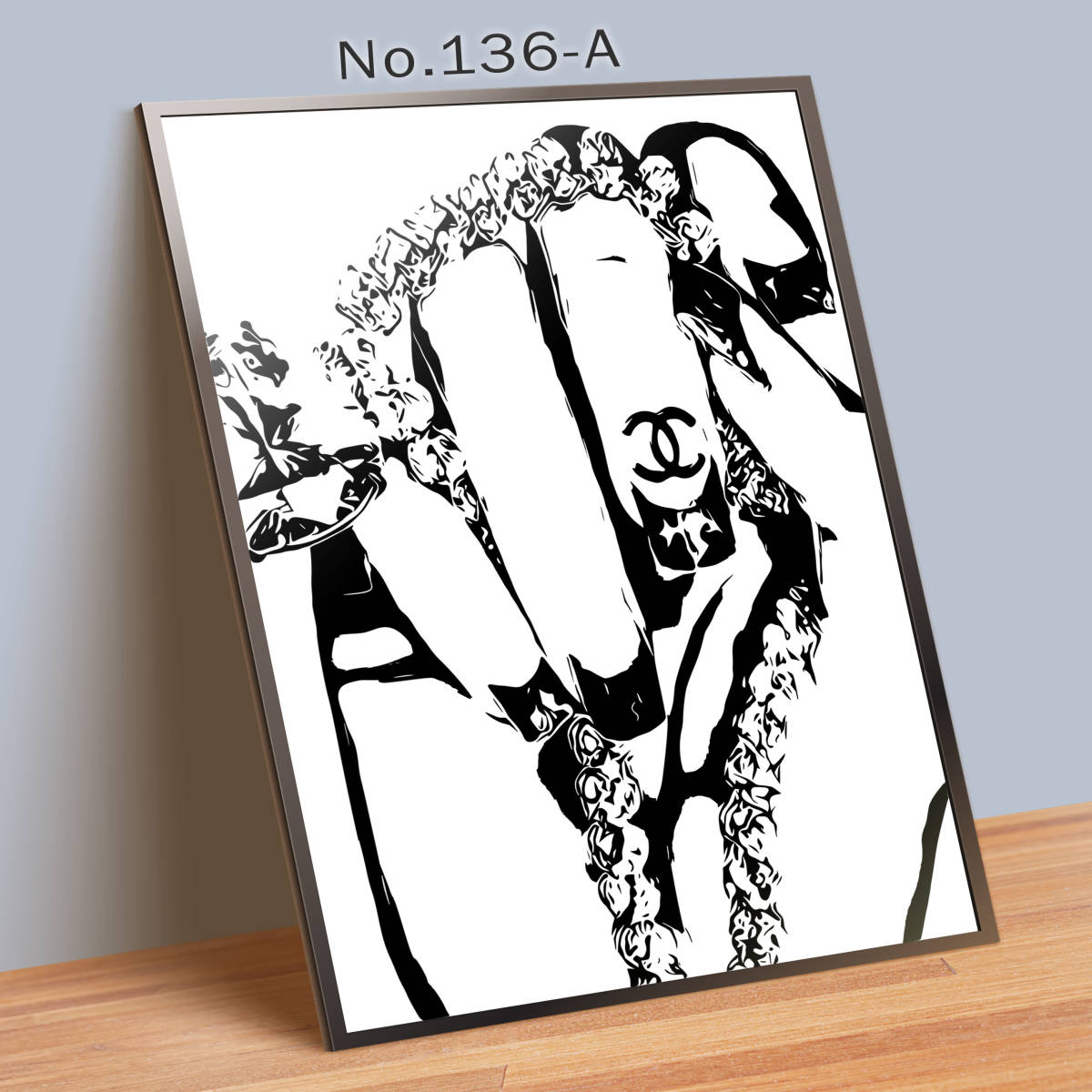 No.136 A4サイズ インテリアポスター 海外アート オマージュアート 3枚セット ポスターのみ 送料無料