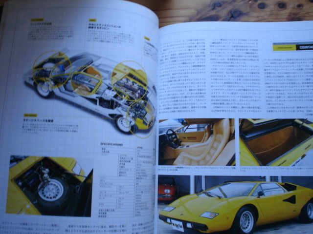 MotorFan　Illustrated　特別編集　Part2：スーパーカーのテクノロジー　カウンタック　ストラトス　930　CX　シロッコ　ディーノ_画像4