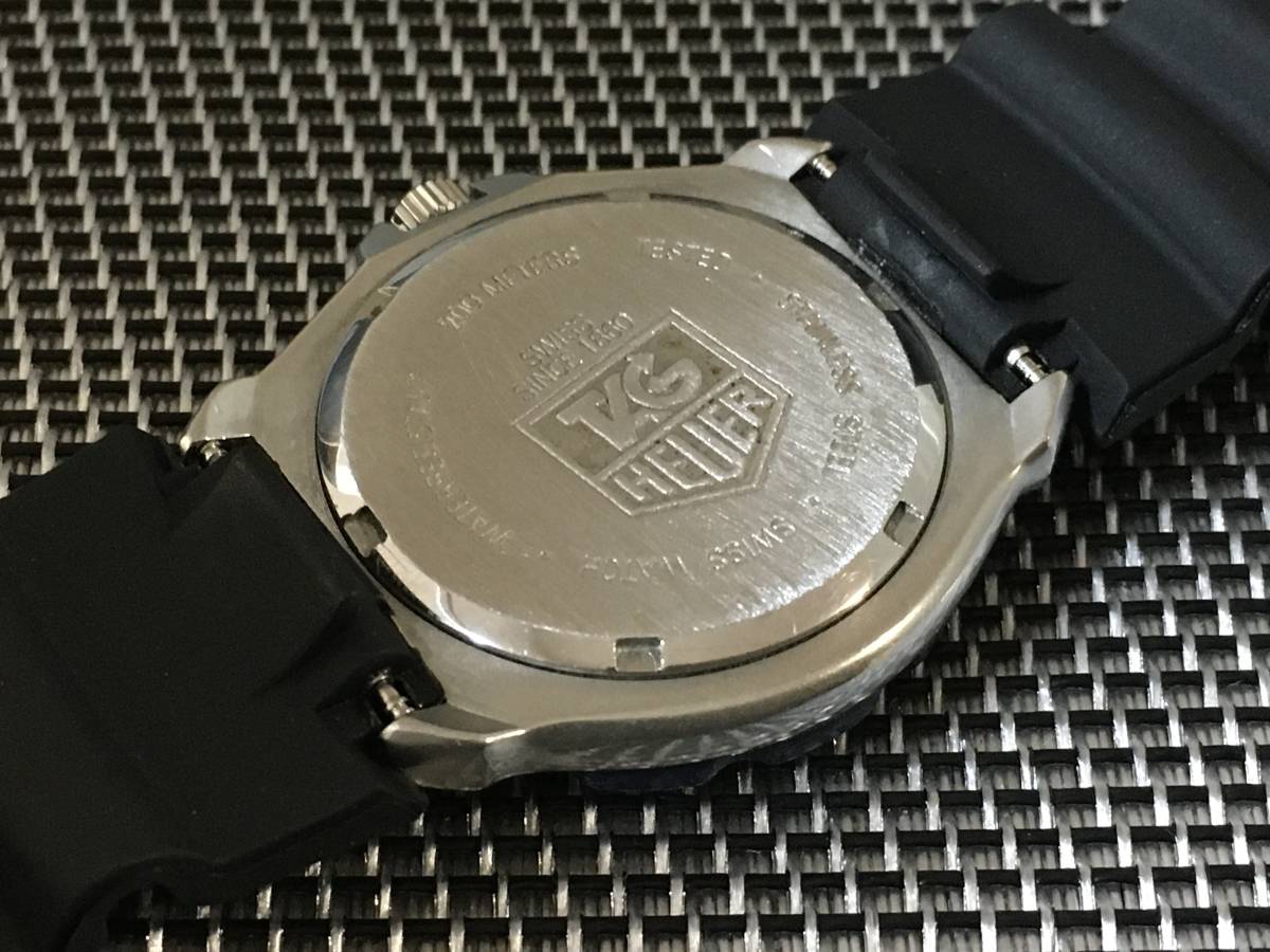 ★[●]TAG HEUER Professional ボーイズ 黒文字盤 クオーツ*_画像7