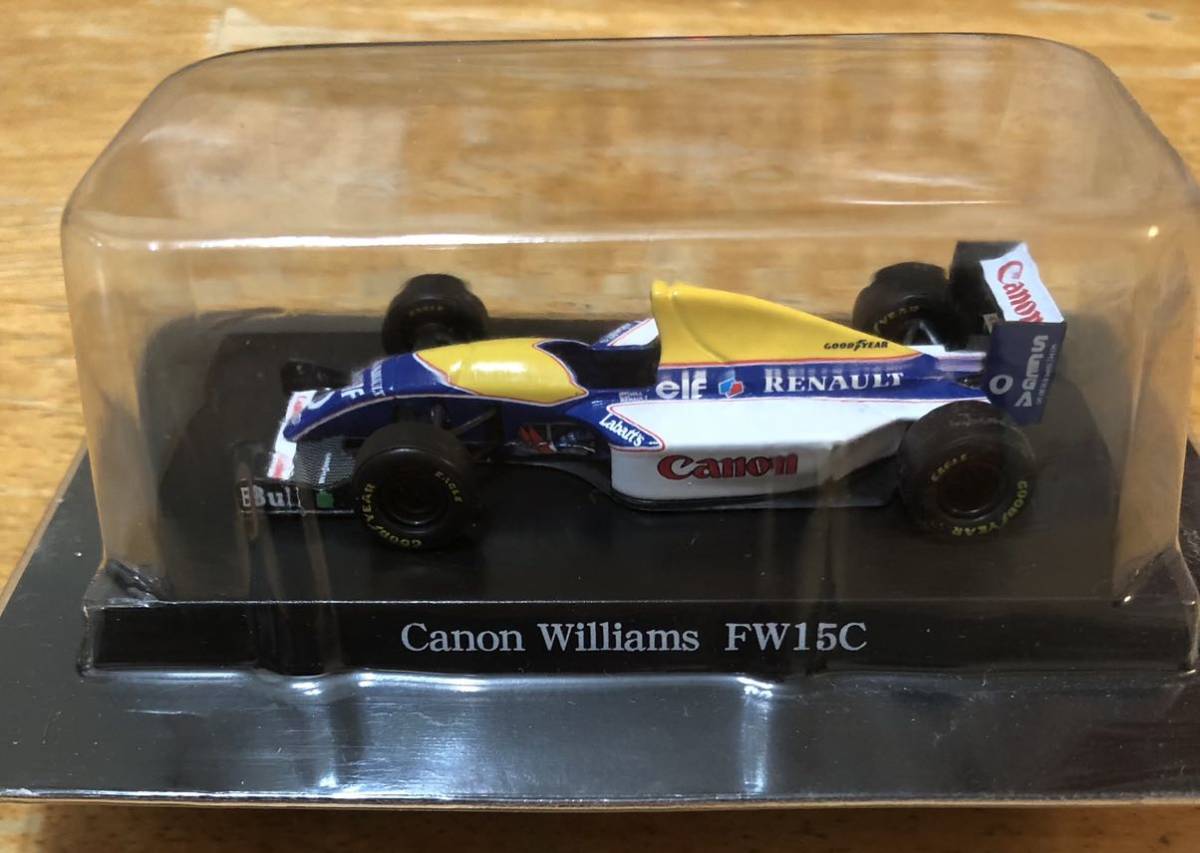 1/64 F1GP Williams minicar collection FW15C #0 D. Hill 