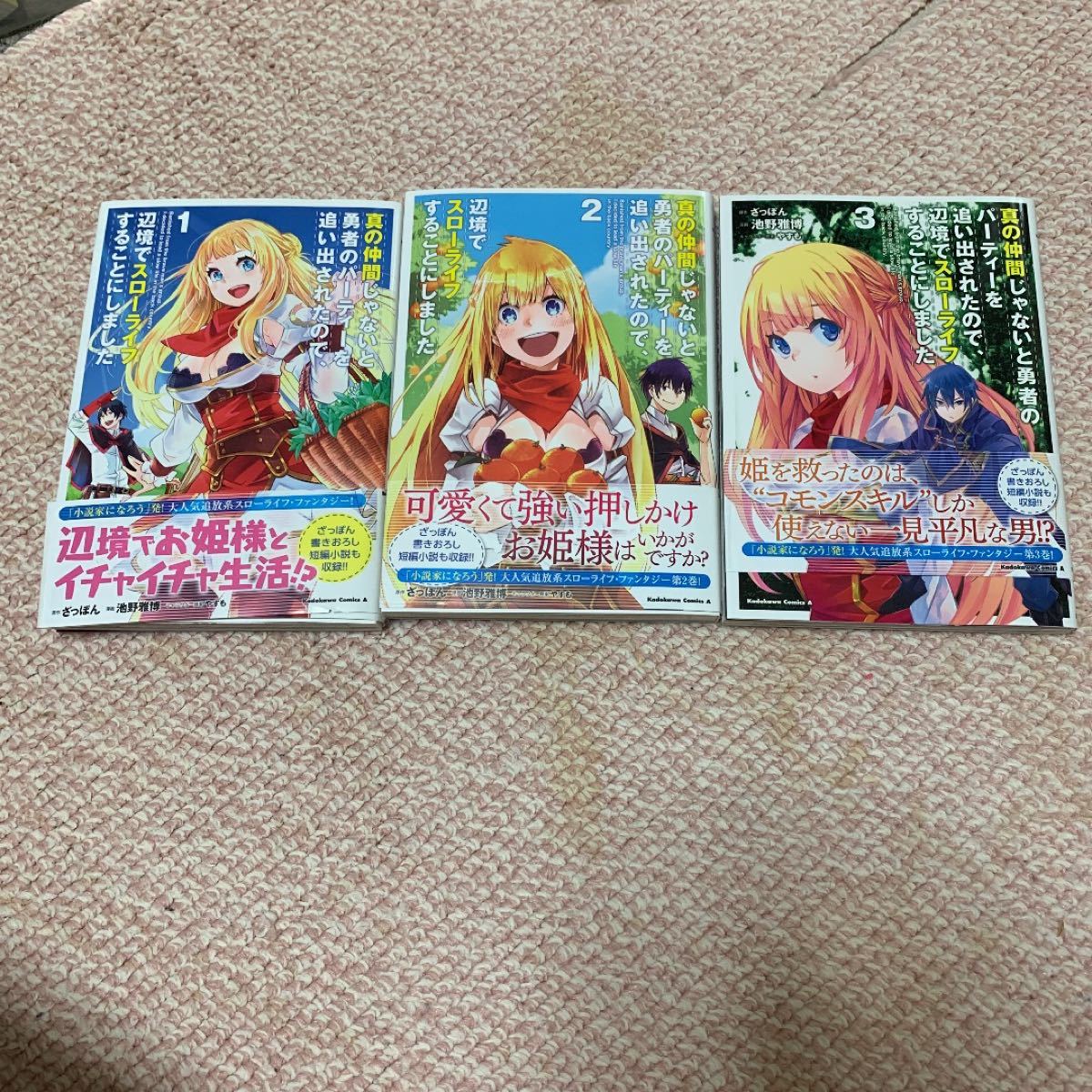 Paypayフリマ 真の仲間じゃないと勇者のパーティーを追い出されたので 辺境でスローライフ 123 Paypayフリマ 真の仲間じゃないと勇者のパーティーを追い出されたので 辺境でスローライフ 123