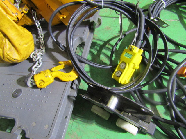 キトー 490㎏ 0.49t 揚程 5m 1速 電動 チェーン ブロック 3相200V ホイスト クレーン ウインチ チェン ブロック _画像6