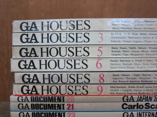 GA いろいろ 30冊 】 世界の住宅世界の建築デザイン昭和建物 GA いろいろ 30冊 】 世界の住宅世界の建築デザイン昭和建物