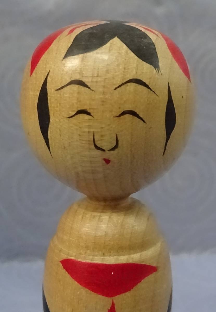 伝統こけし 鳴子系 桜井昭二 永吉型 高さ14cm 古こけし 民芸品 郷土玩具 KOKESHI k-465 小_画像6