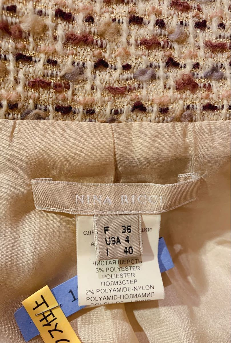 Nina Ricci ツイードジャケット kanfa720.com