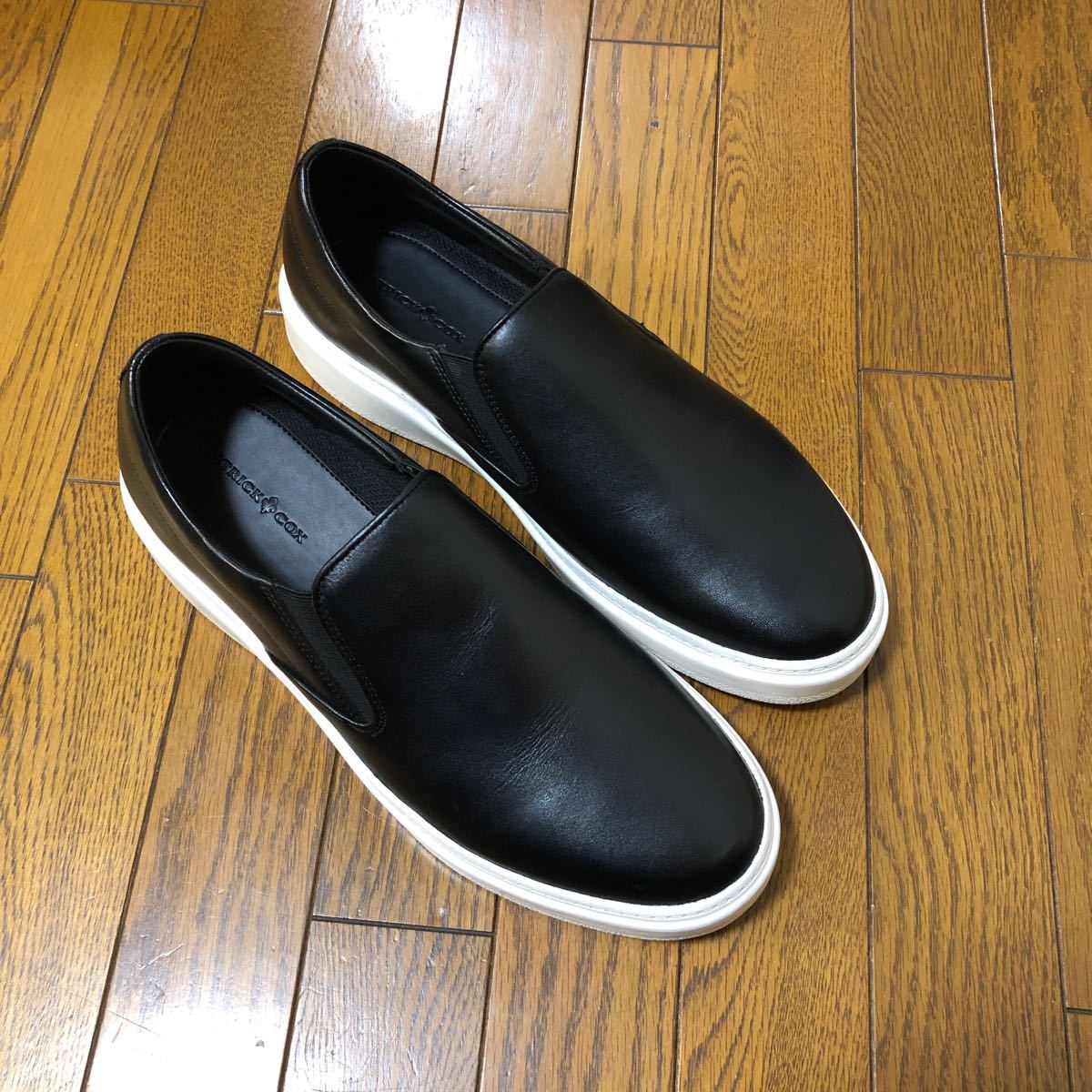 Paypayフリマ Patrick Cox パトリックコックス レザースリッポンスニーカー Paypayフリマ Patrick Cox パトリックコックス レザースリッポンスニーカー