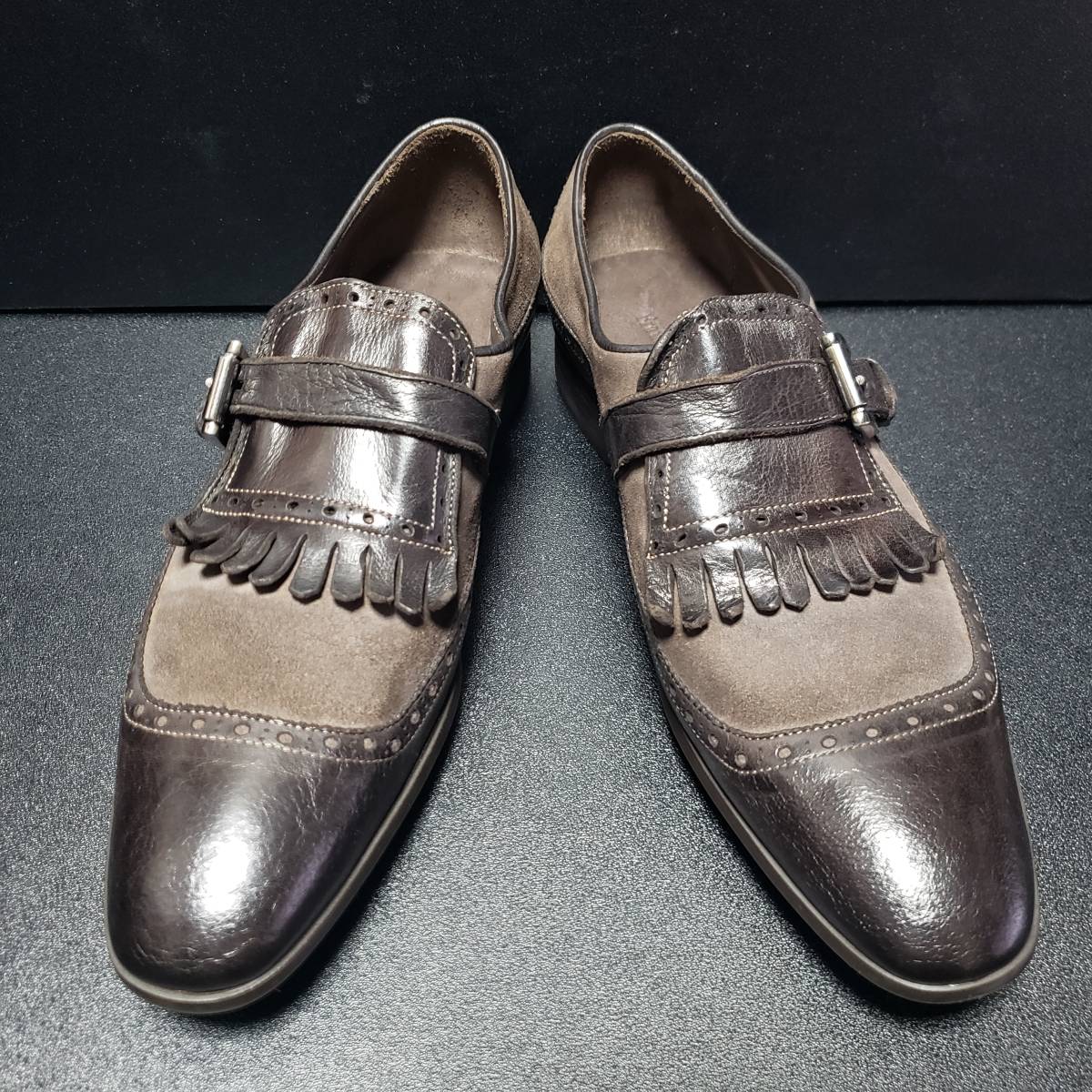 【即納&大特価】 フランチェスケッティ（Franceschetti） イタリア製革靴 EU41.5 26.5cm