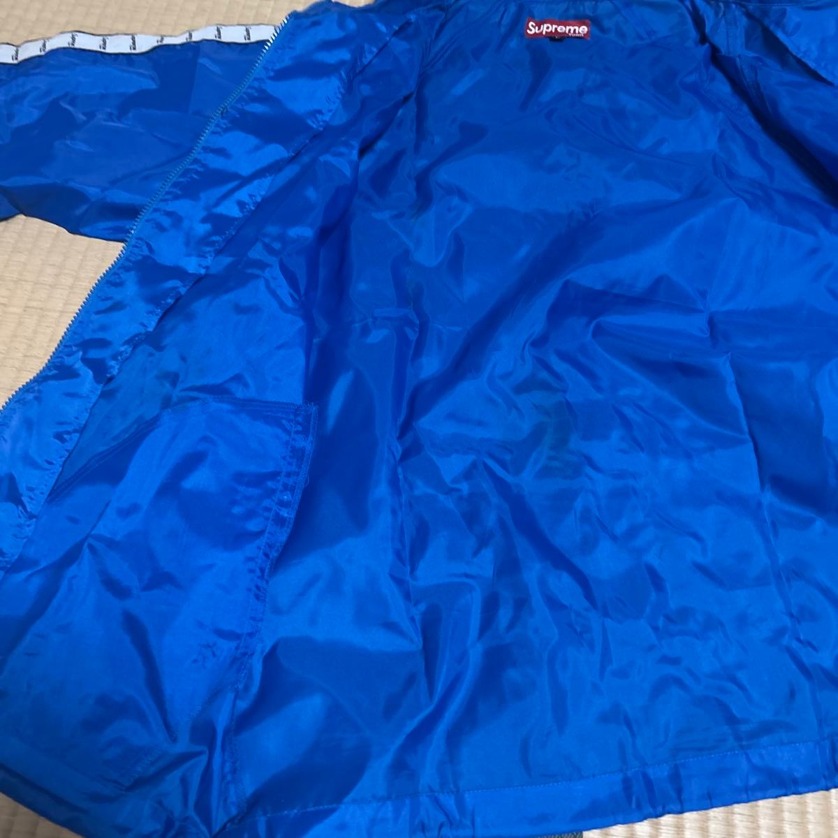 Supreme ナイロンジャケット・パンツセット 青 カッパ 上下セット