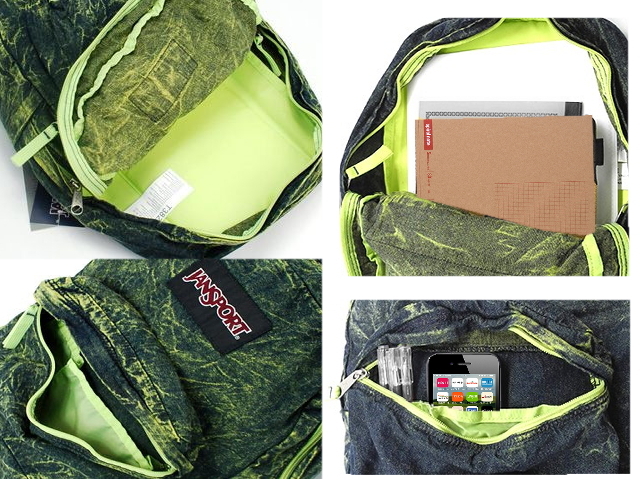  prompt decision / free shipping #*JanSport*# Jean sport /STORMY WEATHER( green group )T38Z1X2