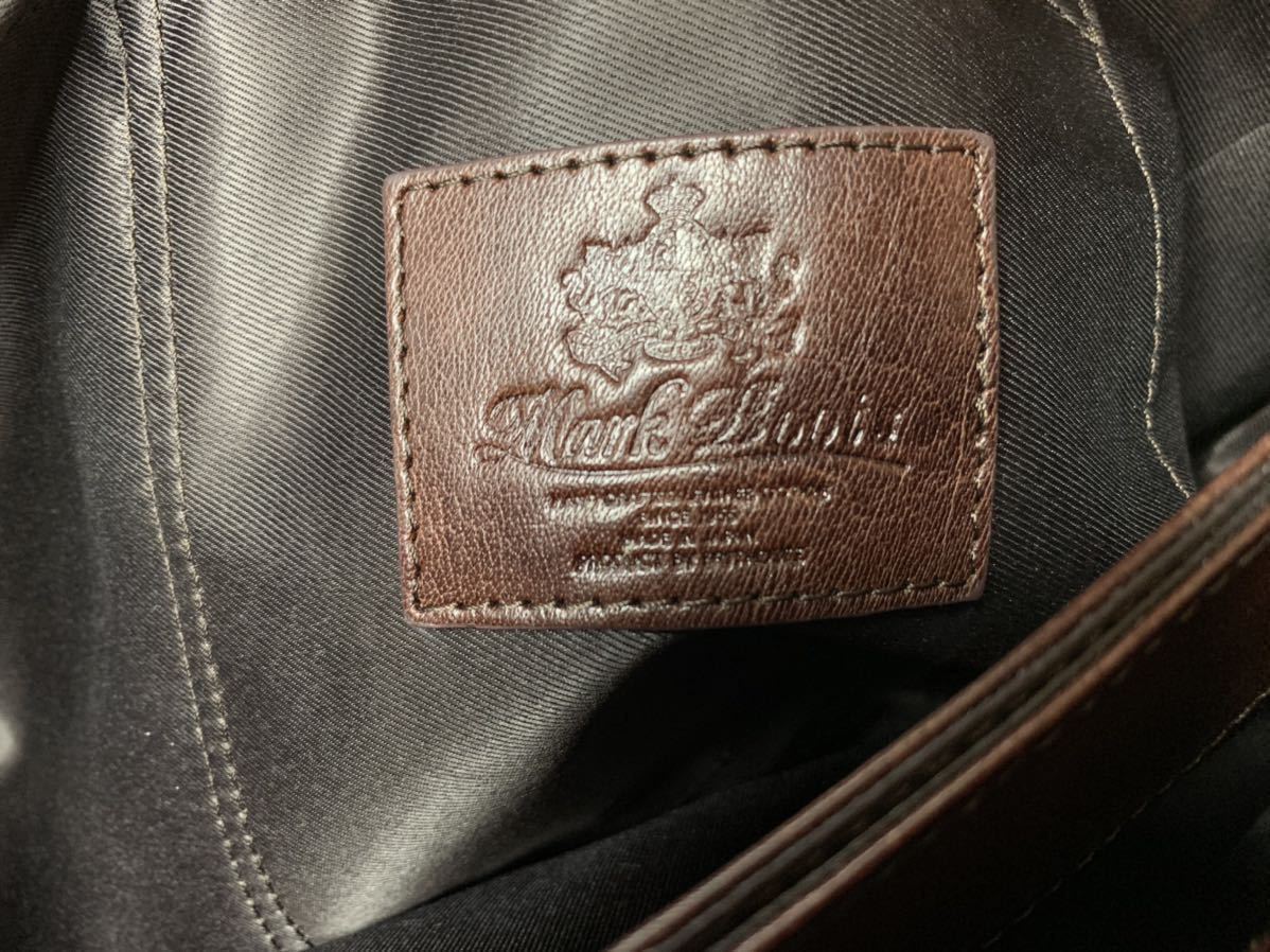 即決☆MARK BOOTs☆美品 日本製 バッファローカーフ レザーブリーフ