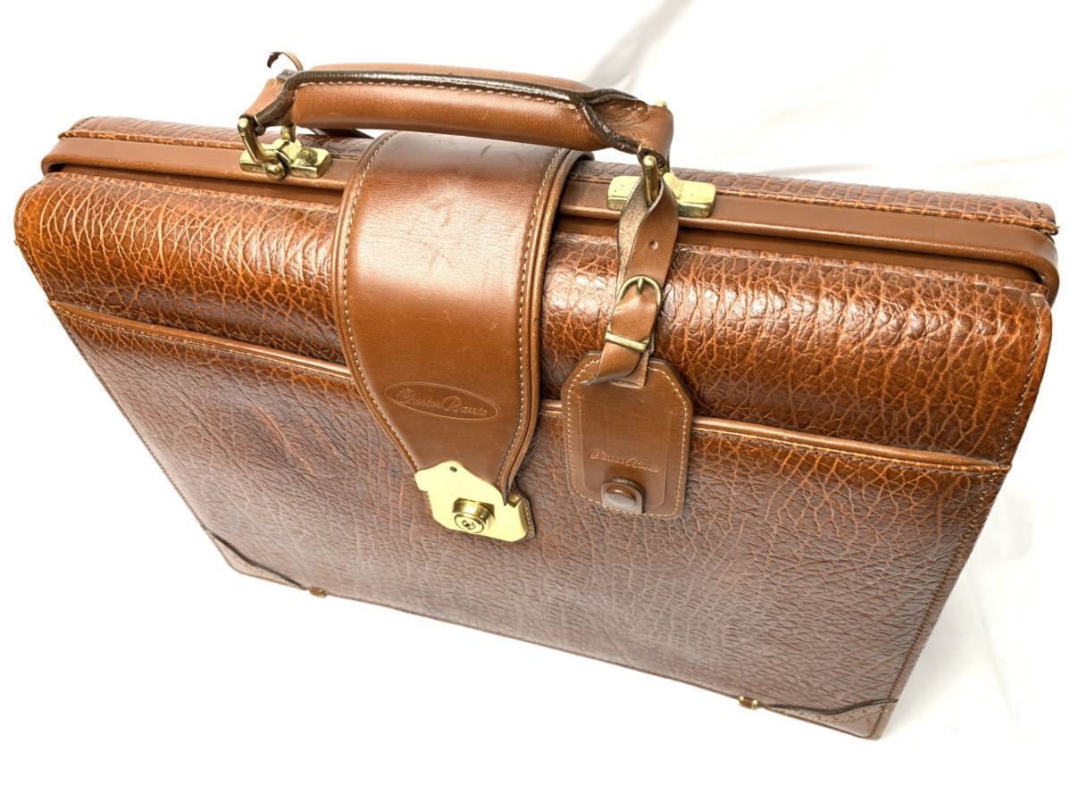 即決☆Chester Barrie☆英国製 オールレザー ダレスバッグ 鍵 ドクター