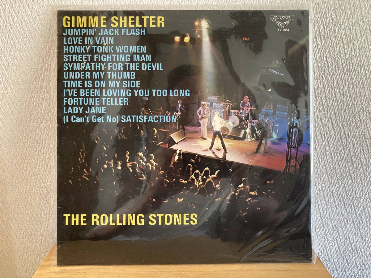 R11 値下げ可 国内盤 LP The Rolling Stones ザ・ローリング・ストーンズ / ギミー・シェルター LAX1001_画像1