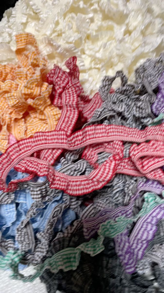 【確認画像】フリルリボン（ゴム入り）